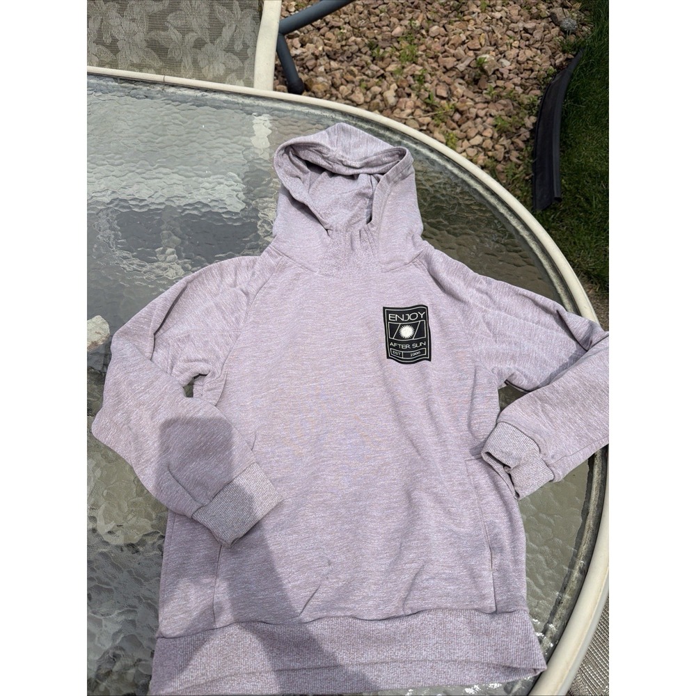 Youth Name It 9/10 Brown Speckled Hoodie Pull Over Pockets